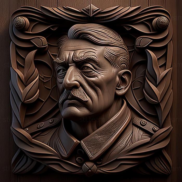 3D модель Фюрери обличчя (STL)